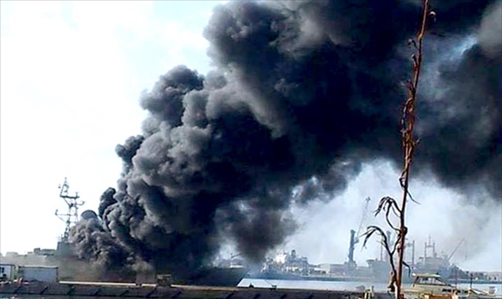 إغلاق ميناء بنغازي بسبب الاشتباكات