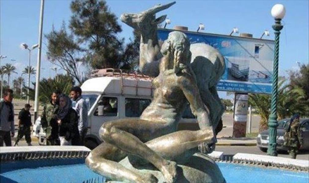 بلدي طرابلس المركز يستنكر اختفاء مجسم تمثال الغزالة