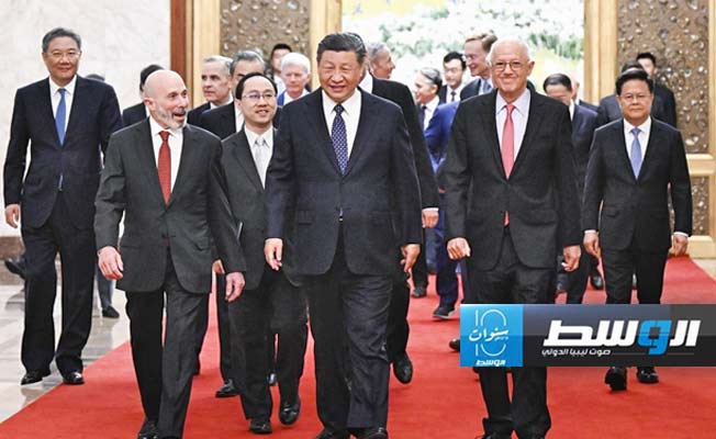 الرئيس الصيني يلتقي في بكين رؤساء شركات أميركية