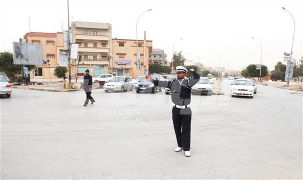 عودة رجال المرور إلى شوارع بنغازي
