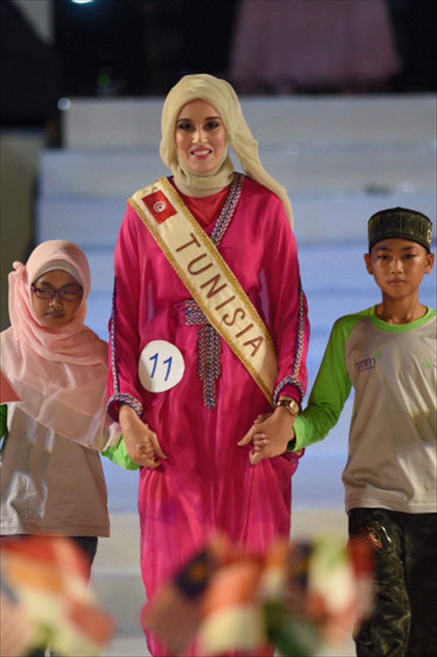 بالصور: تونس تتفوق في مسابقة «ملكة جمال العالم الإسلامي»