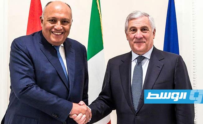 الملف الليبي على رأس محادثات وزيري خارجية مصر وإيطاليا
