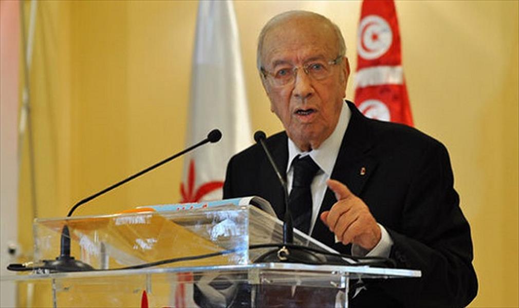 السبسي: مصر وتونس والجزائر لها «دور مهم» في دعم الاستقرار بليبيا