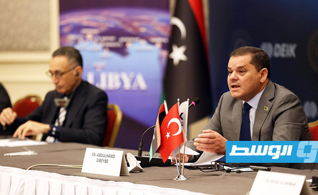 الدبيبة يدعو المستثمرين الأتراك إلى العمل في ليبيا ويؤكد التزامه بتسوية الديون السابقة للشركات