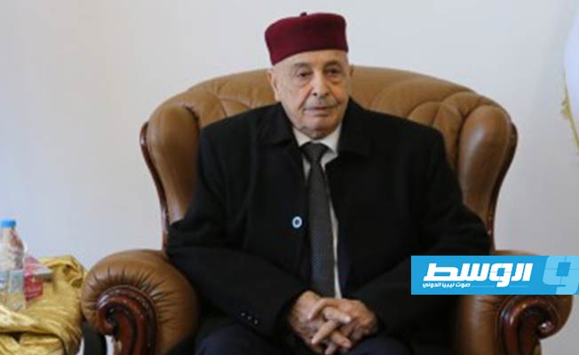عقيلة صالح يأمل دعما محليا دوليا لمبادرته السياسية لحل الأزمة الليبية
