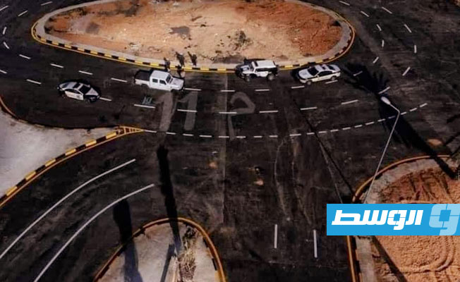 افتتاح ميدان العزيزية وطريق النخيل في طرابلس، 12 مارس 2022. (المكتب الإعلامي للدبيبة)