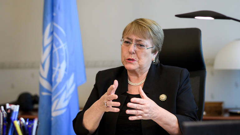 مفوضة الأمم المتحدة لحقوق الانسان تصل الى فنزويلا