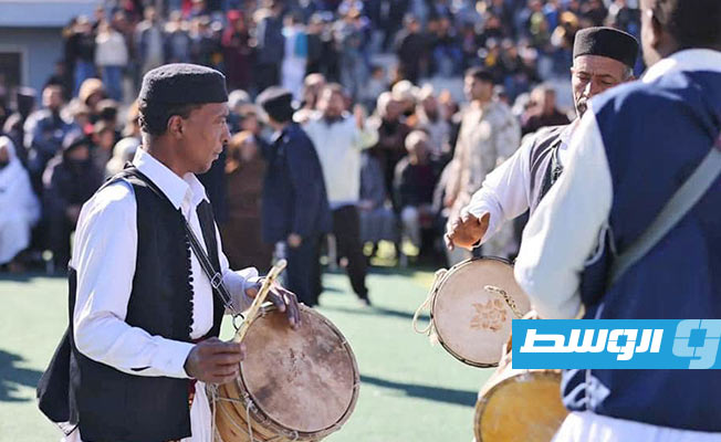 الاحتفال برأس السنة الأمازيغية في نالوت، الخميس 13 يناير 2022. (حكومة الوحدة الوطنية)