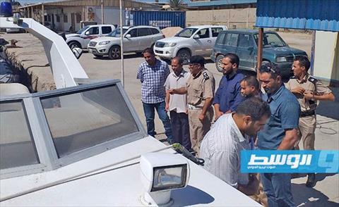 مدير أمن السواحل يبحث سبل حل مشكلات النقاط البحرية في مصراتة