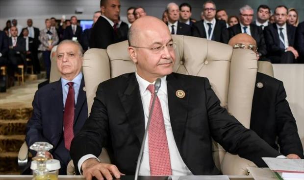 الرئيس العراقي يرفض «تورط» بلاده في صراع إقليمي جديد