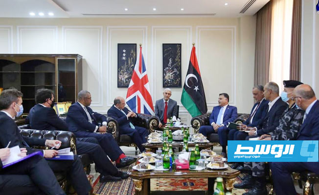 «التنسيق في مواجهة الهجرة والإرهاب» في مناقشات خالد مازن في طرابلس مع وزيرين بريطانيين