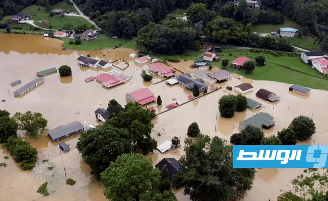 شاهد: ارتفاع حصيلة الفيضانات في كنتاكي الأميركية إلى 25 قتيلا
