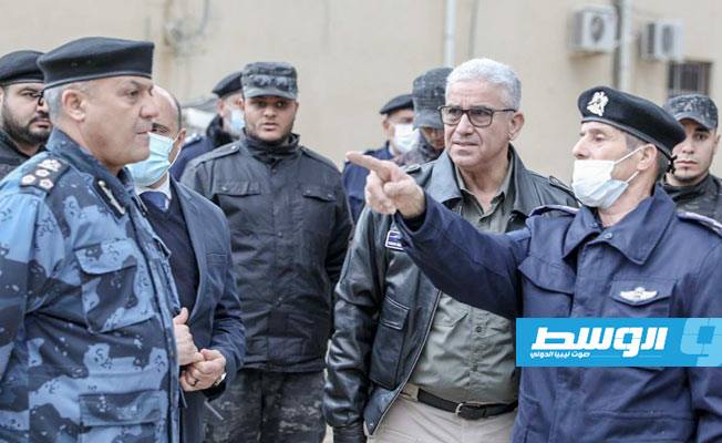 باشاغا يتفقد مقر الإدارة العامة لطيران الشرطة فرع طرابلس