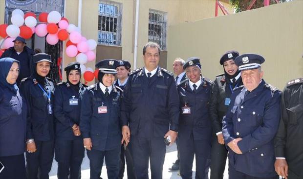 افتتاح مقري غرفة العمليات الأمنية ووحدة الشرطة النسائية في بنغازي