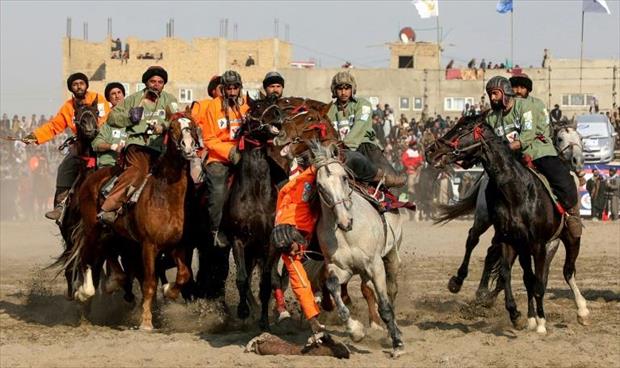 «البوزكاشي» لعبة تستقطب رؤوس الأموال بأفغانستان