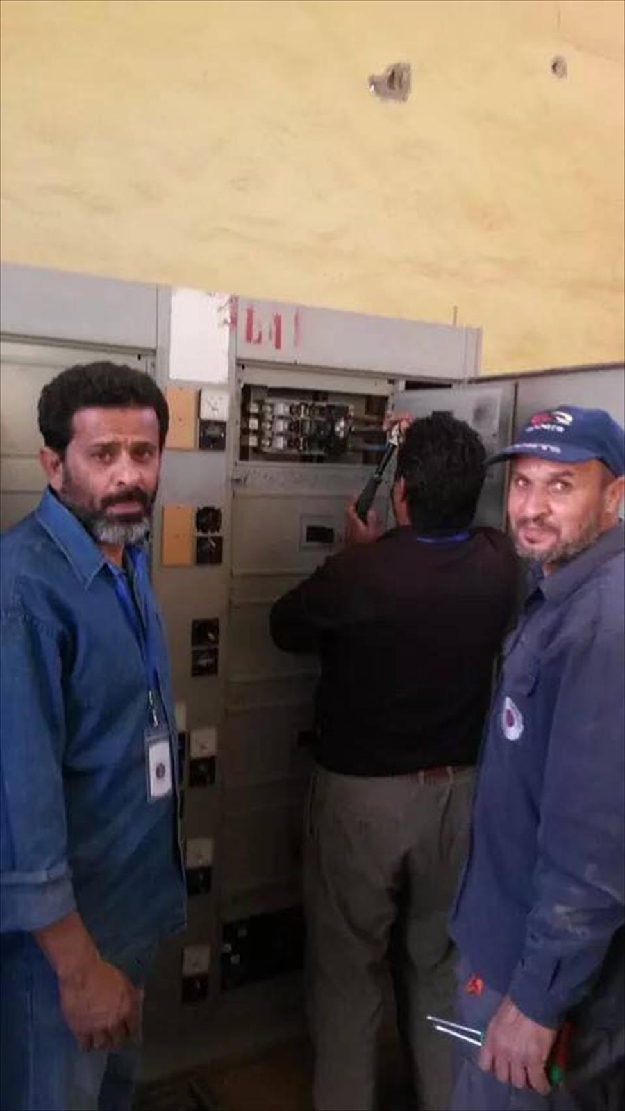 عودة الكهرباء إلى «أرض بلعون» في بنغازي