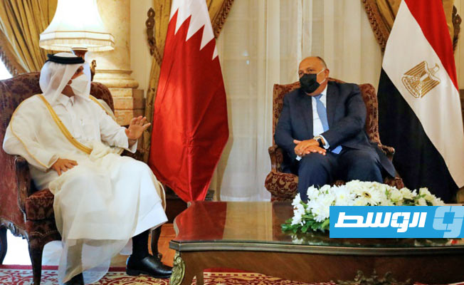 وزير خارجية قطر في القاهرة لبحث العلاقات الثنائية بعد المصالحة الخليجية