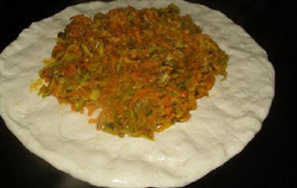 خبزة الخضرة من المطبخ الليبي