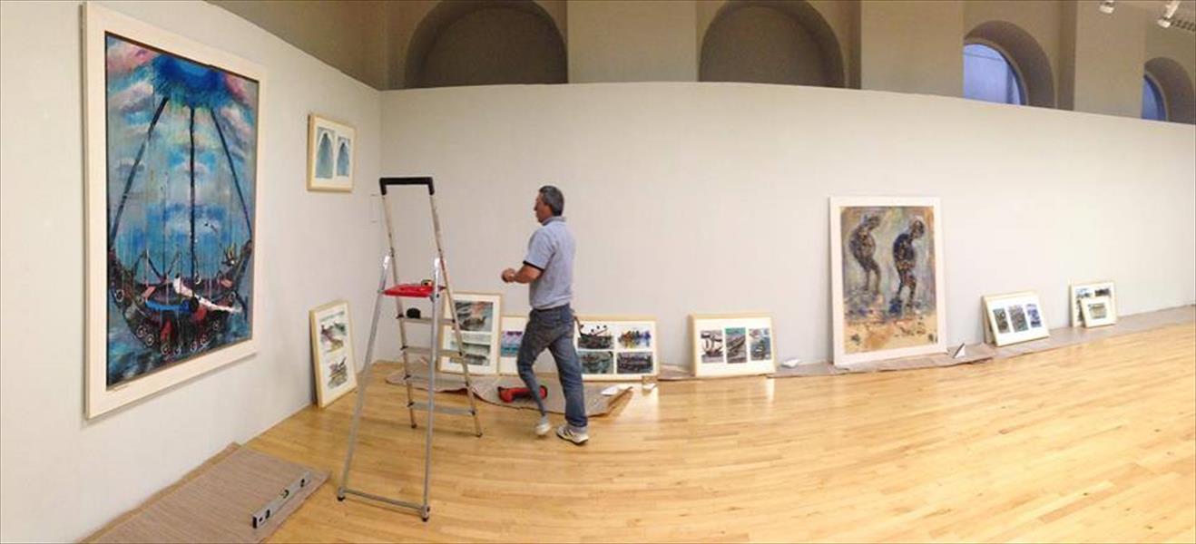 معرض للفنان الليبي معتوق البوراوي فى مدريد