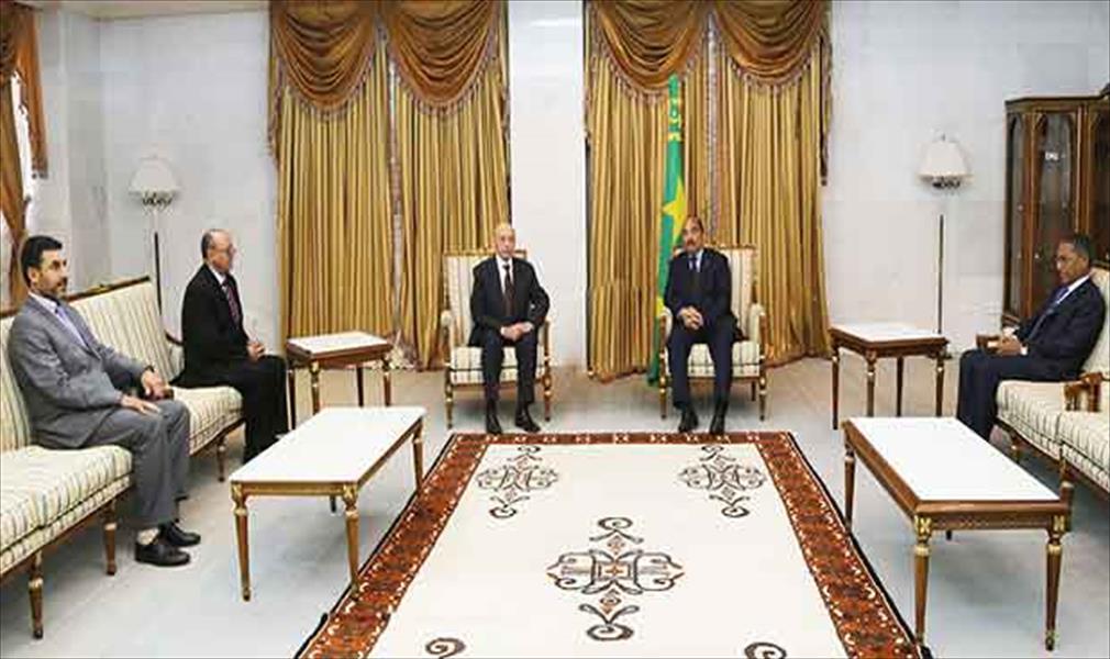 قويدر يلتقي الرئيس الموريتاني لتعزيز العلاقات