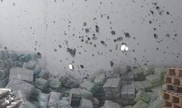 آثار دمار بادية على أحد المنازل بالكريمية جراء تعرضه للقصف. 17 أبريل 2020. (عملية بركان الغضب)