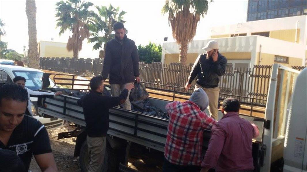 قافلة مساعدات من المرج إلى أهالي بنغازي