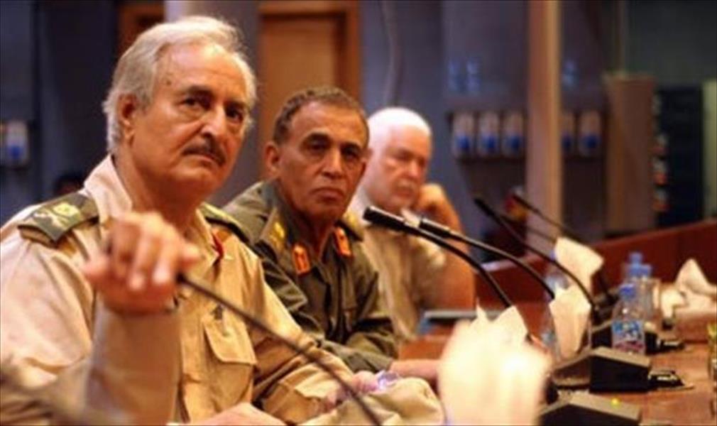 حفتر يكشف عن اجتماع مقبل لضباط من الجيش الليبي في القاهرة