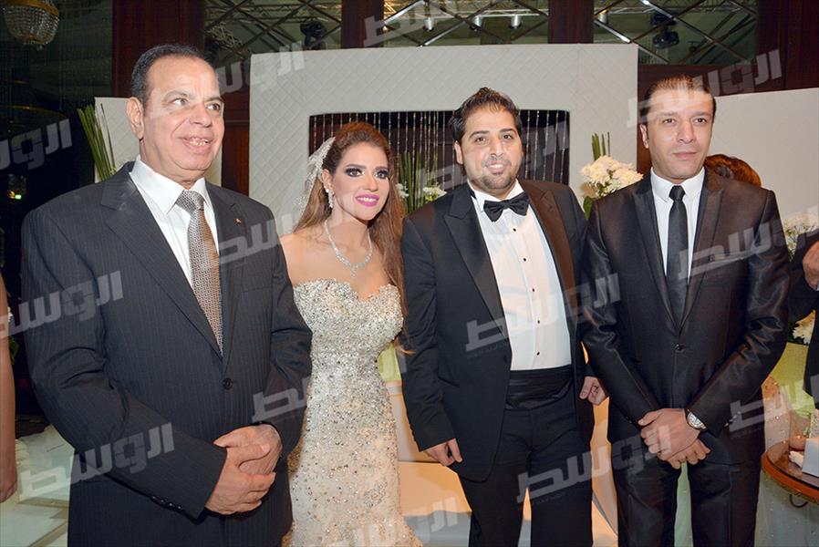 بالصور: تامر حسني ودينا في حفل زفاف نيللي ويوسف