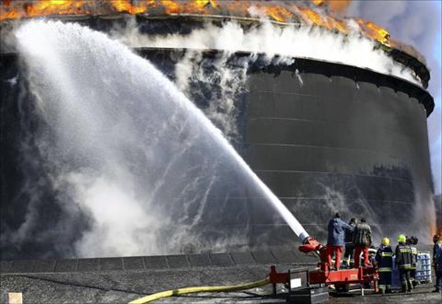 مسؤول: خسائر ليبيا من حريق السدرة يصل إلى 1.8 مليون برميل