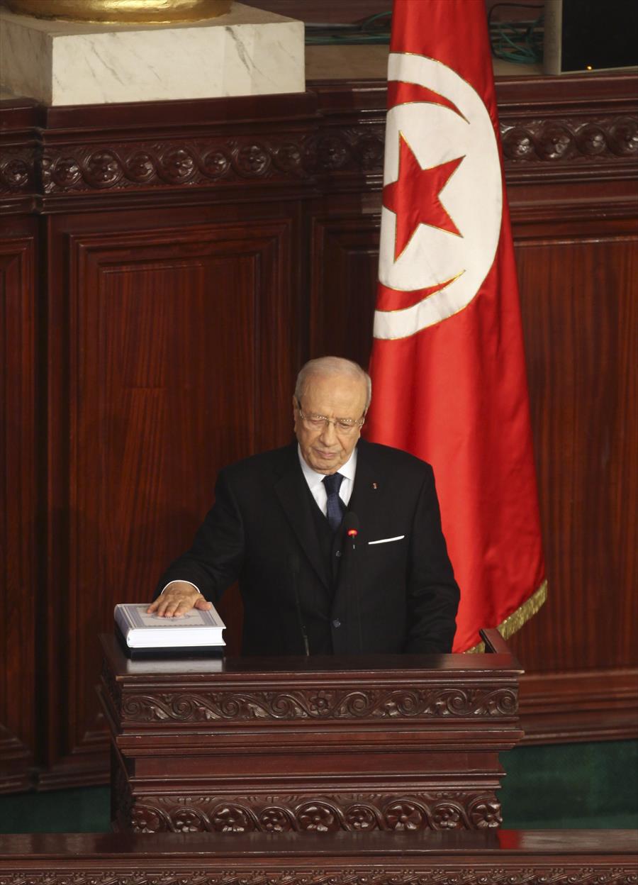 بالفيديو: السبسي رئيسًا لتونس