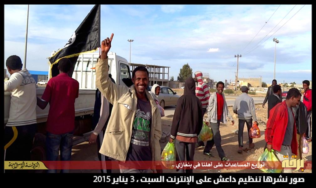 «داعش» يوزّع مساعدات عينية في بنغازي