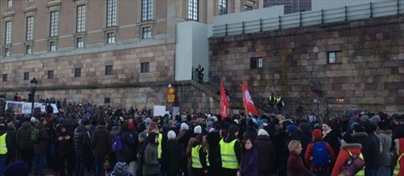 احتجاجات في السويد على حرق المساجد و«إسلاموفوبيا»