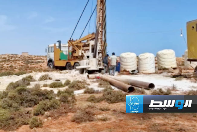 حكومة حماد تعلن حفر بئرين استراتيجيتين للمياه في درنة