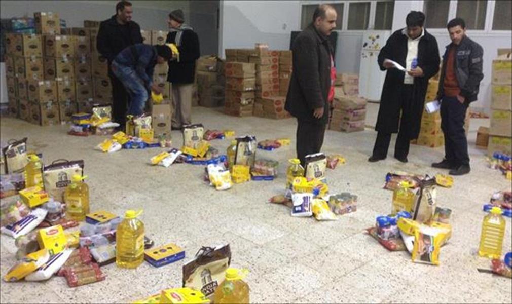 مساعدات من لجنة الإغاثة الليبية لضيوف «الكرامة» بـ«المرج»