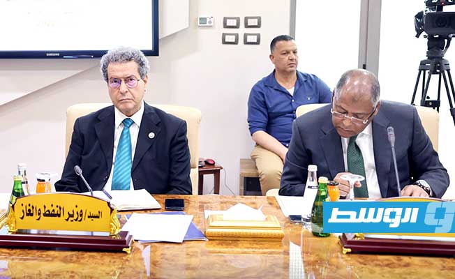 جانب من الاجتماع الرابع للمجلس الأعلى لشؤون الطاقة برئاسة عبدالحميد الدبيبة، الثلاثاء 13 يونيو 2023 (حكومة الوحدة)