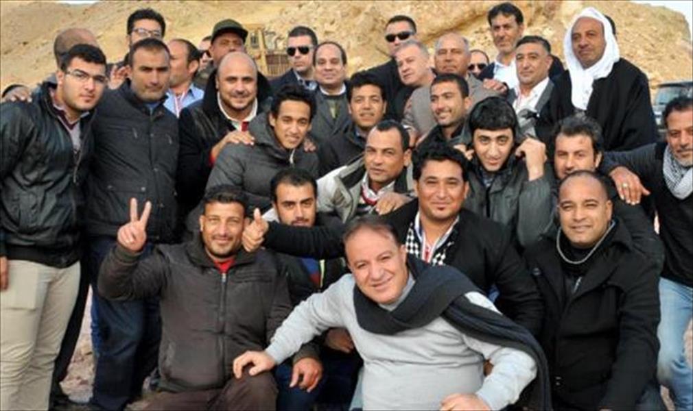 بالصور.. جولة مفاجئة للسيسي لـ «القناة الجديدة» ووسط سيناء