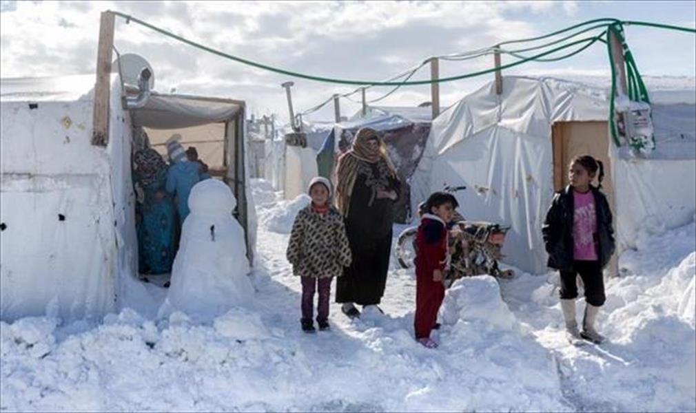 لاجئو سورية.. بين رصاص الحرب وسهام البرد القارس