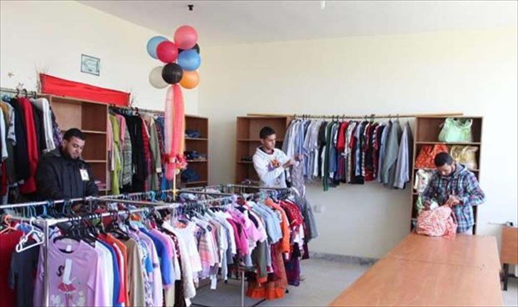 افتتاح المحل الخيري لمنتدى شباب العمل التطوعي ببنغازي