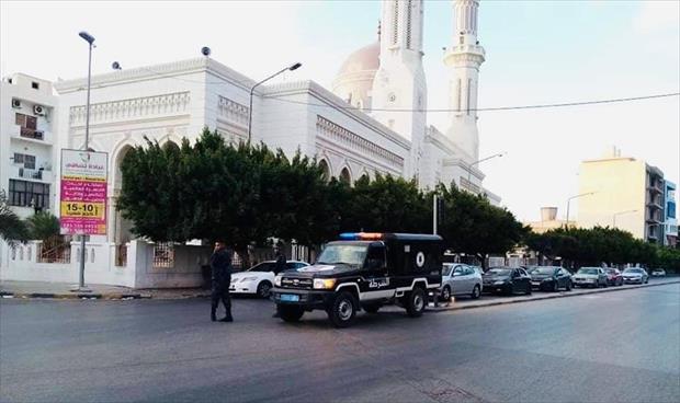 جانب من انتشار دوريات «الدعم المركزي» في طرابلس وعين زارة، 22 مايو 2020. (وزارة الداخلية بحكومة الوفاق)