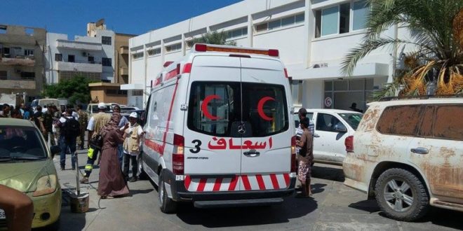 مستشفى الجلاء بنغازي يستقبل 20 جريحًا من الجيش