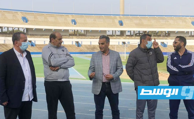 بالصور.. ملعب طرابلس الدولي يستعد للظهور بعد استبدال وصيانة 8 أبراج