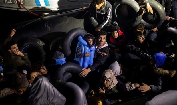 وصول 1350 مهاجرا إلى جزر بحر إيجه اليونانية