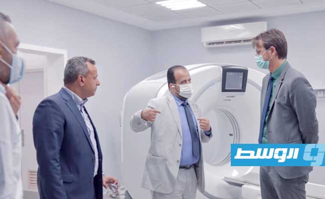 وزير الصحة يتفقَّد بعض المرافق الصحية بمدينة بنغازي، 5 أغسطس 2021. (وزارة الصحة)