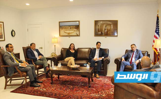 سفارة ليبيا بواشنطن تستعرض التطورات السياسية مع معهد السلام الأميركي