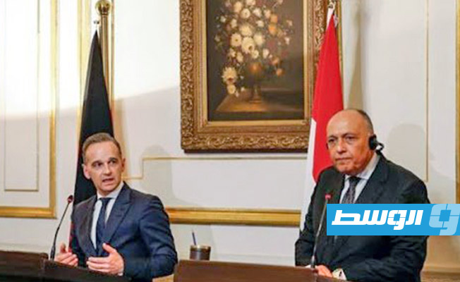 وزيرا خارجية مصر وألمانيا يرحبان بوقف إطلاق النار في ليبيا خلال اتصال هاتفي