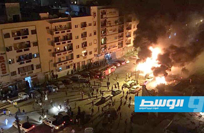 مستشفى الجلاء: 7 قتلى و 10 جرحى ضحايا تفجير شارع جمال عبدالناصر ببنغازي