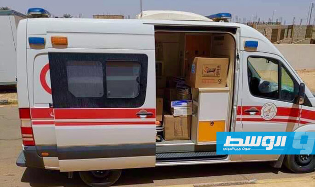 «صحة الوفاق» تعلن وصول قافلة إغاثة محملة بمساعدات طبية إلى غات