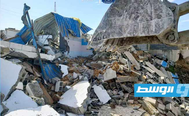 إزالة مباني مخالفة بمصيف القره بوللي، 4 أغسطس 2022. (إدارة إنفاذ القانون)