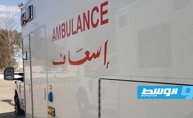 سيارة إسعاف تسلمتها شركة الواحة، 2 مارس 2021. (صفحة الشركة على فيسبوك)