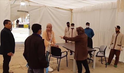 «بنغازي الطبي» يجهز خيمة لاستقبال المرضى ضمن خطة مواجهة «كورونا»
